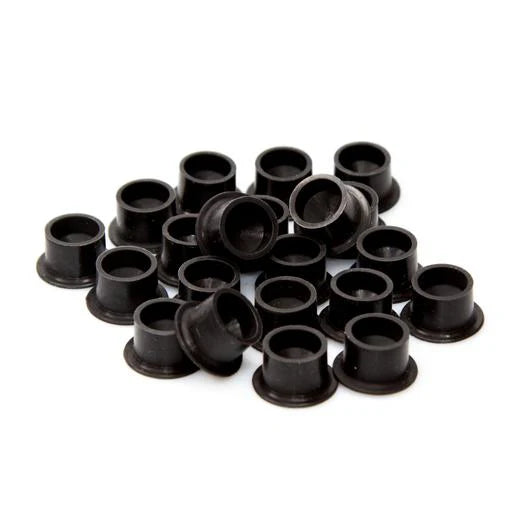 Silicone tattoo ink cup black, on a white background