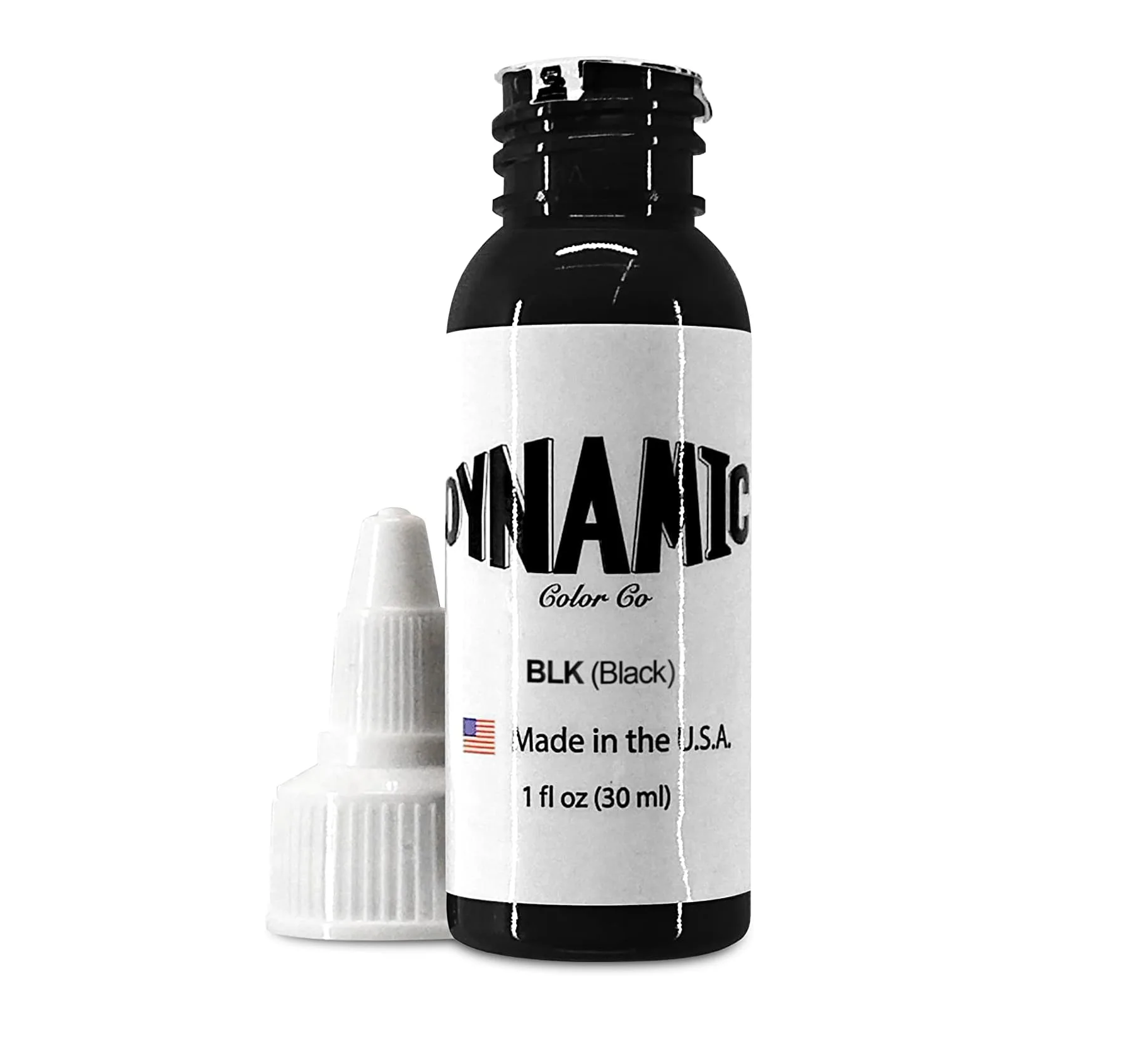 DYNAMIC Ink Black 30ml (1oz) - Tattoo Boutique