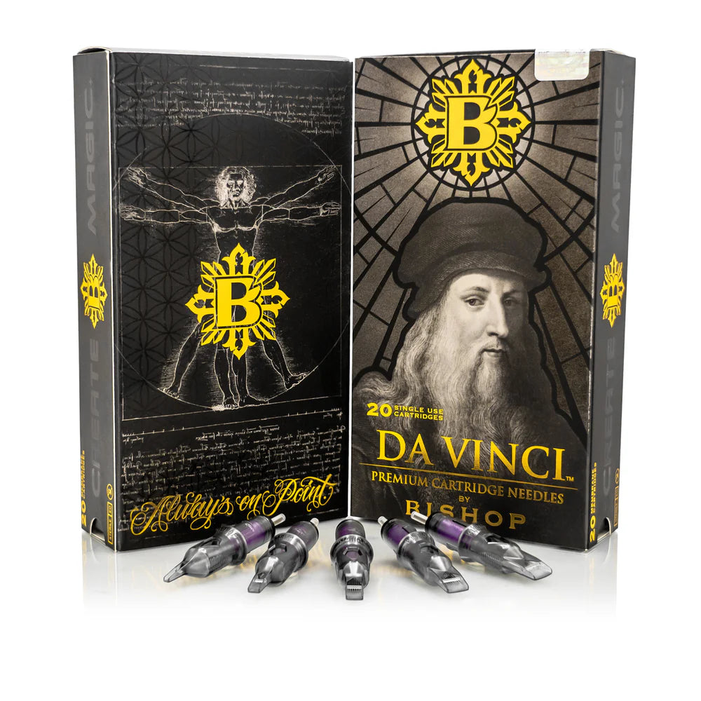 Bishop Da Vinci V2 Curved Magnum Cartridge Needles (RM) - Tattoo Boutique