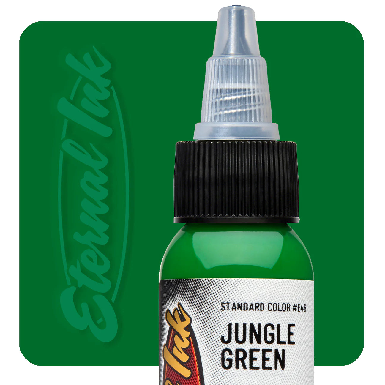 Eternal Ink Jungle GREEN | 30ml (1oz) Bottle - Tattoo Boutique
