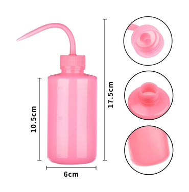Pink Tattoo Squeeze Bottle 250ml/500ml | Plastic Rinse Bottle for Tattoo Artist - Tattoo Boutique