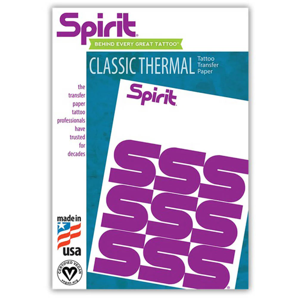 SPIRIT Stencil Paper 8.5 x 11 inch 100 Sheets - Tattoo Boutique