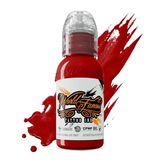 30ml World Famous Daruma tattoo ink bottle with bold pigmentation