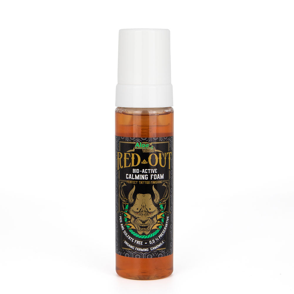 ALOE TATTOO Red Out Bioactive Calming Foam 220ML - Tattoo Boutique