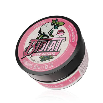 BIOTAT Blush Tattoo Glide 100g - Skin Hydration for Smooth Tattoo Sessions - Tattoo Boutique