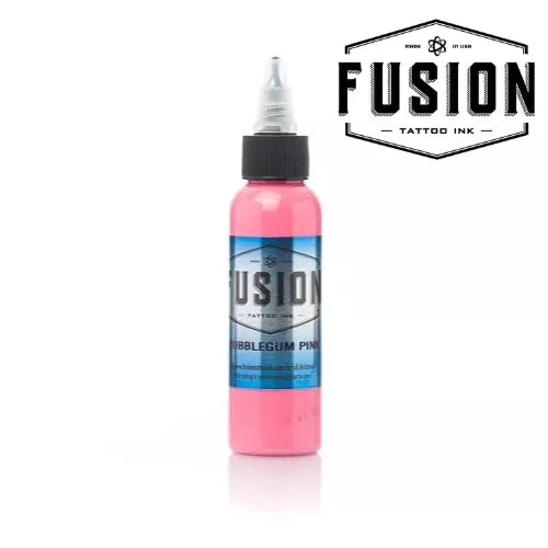 Fusion Bubblegum Pink vegan tattoo ink for playful colour work
