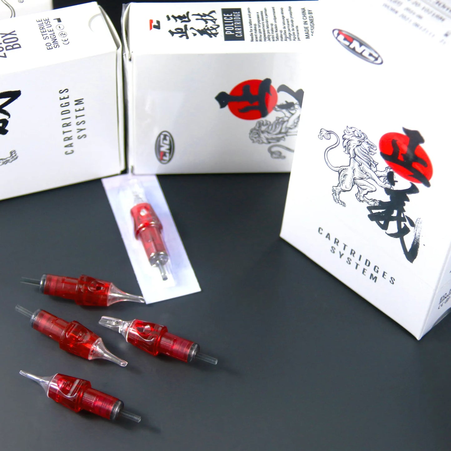 CNC Police Round Liner Cartridges | RL Tattoo Needle Cartridges - Tattoo Boutique