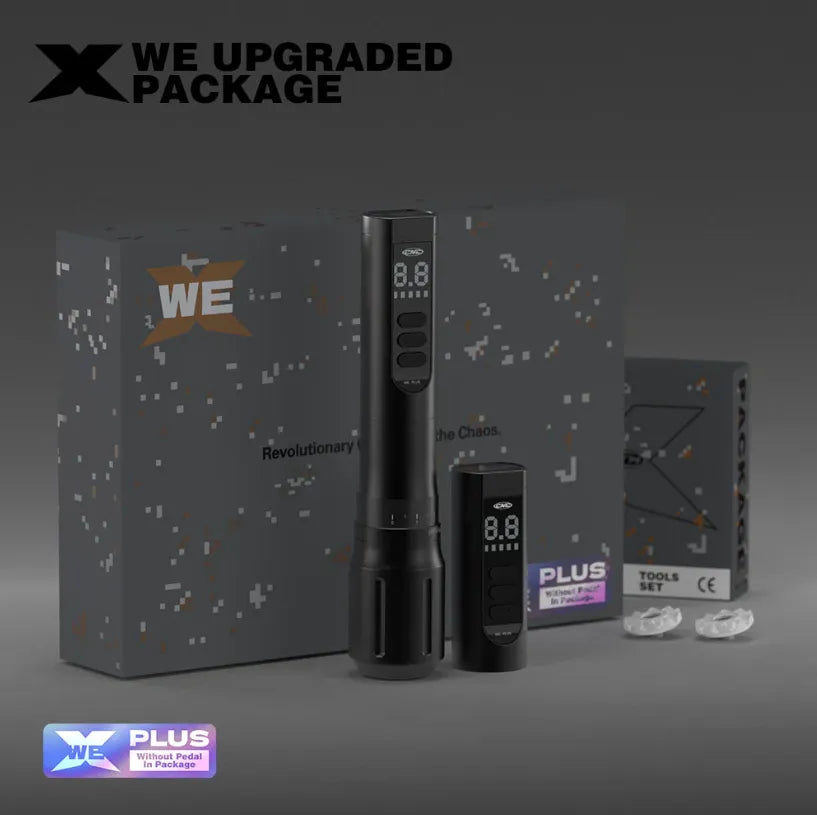 CNC X-WE PRO Wireless Tattoo Pen Machine - Dual Batteries - Tattoo Boutique