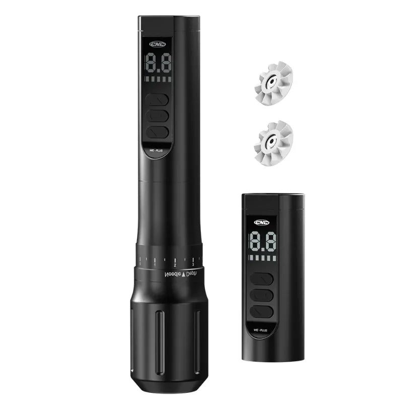 CNC X-WE PRO Wireless Tattoo Pen Machine - Dual Batteries - Tattoo Boutique
