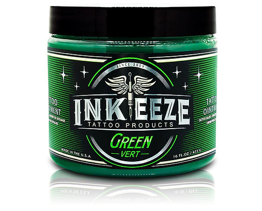 INKEEZE Glide Tattoo Ointment 16oz - Green - Tattoo Boutique