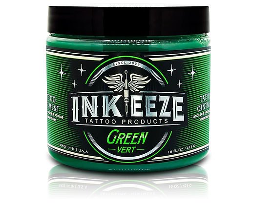 INKEEZE Glide Tattoo Ointment 16oz - Green - Tattoo Boutique