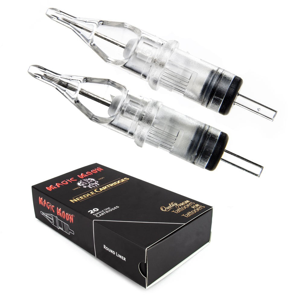 MAGIC MOON Round Liner Needle Cartridges - RL Tattoo Needle Cartridges - Tattoo Boutique