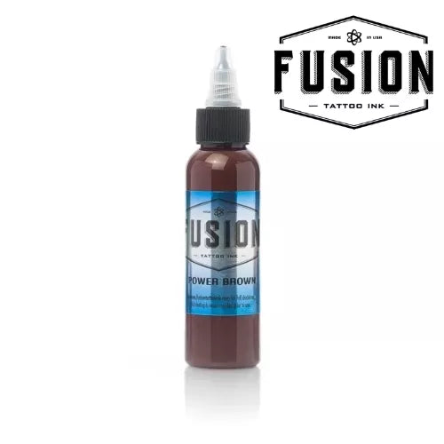 Fusion Power Brown vegan tattoo ink for earth tone work