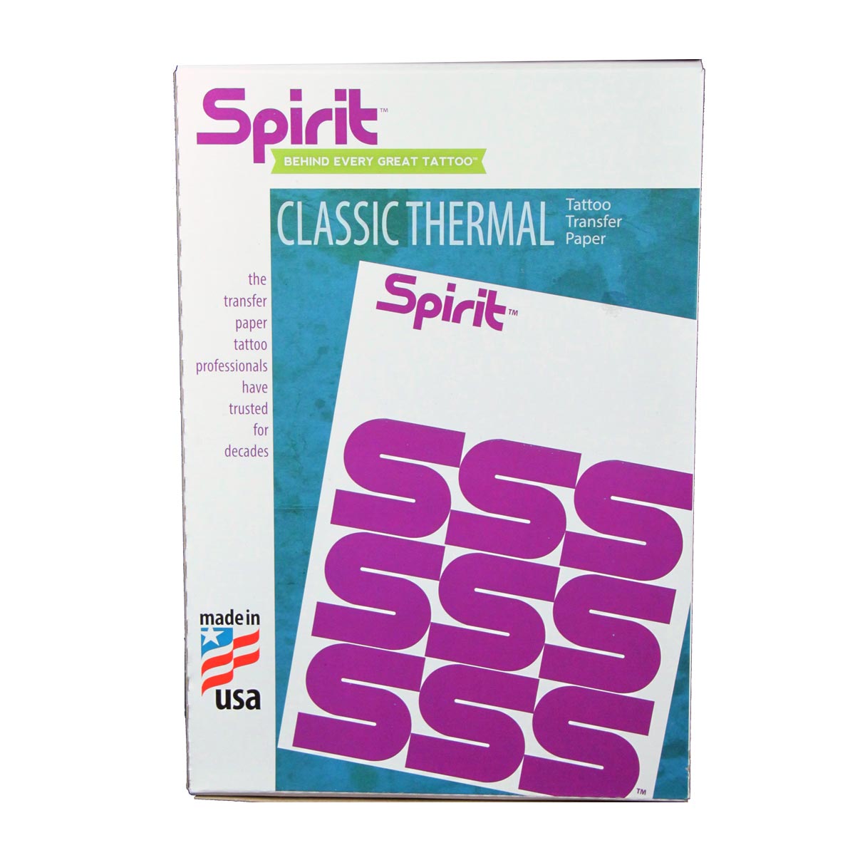 SPIRIT Stencil Paper 8.5 x 11 inch 100 Sheets - Tattoo Boutique
