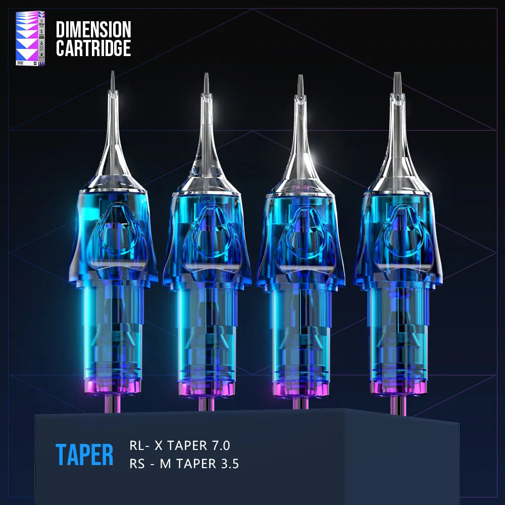 CNC Dimension Round Shader Cartridges - RS - Tattoo Boutique
