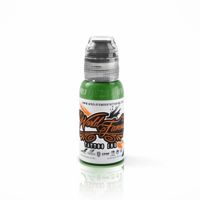World Famous Ink - Everglades GREEN 30ml (1oz) - Tattoo Boutique