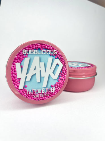 YAYO Bubblicious Tattoo Butter 50ml - Pink - Tattoo Boutique
