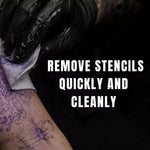 How Tattoo Artists Remove Stencils Quickly and Cleanly