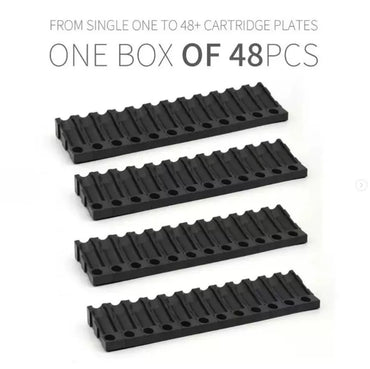 Cartridge holder for tattoo needles solid plastic pack of 48