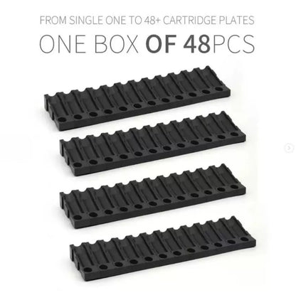 Cartridge holder for tattoo needles solid plastic pack of 48