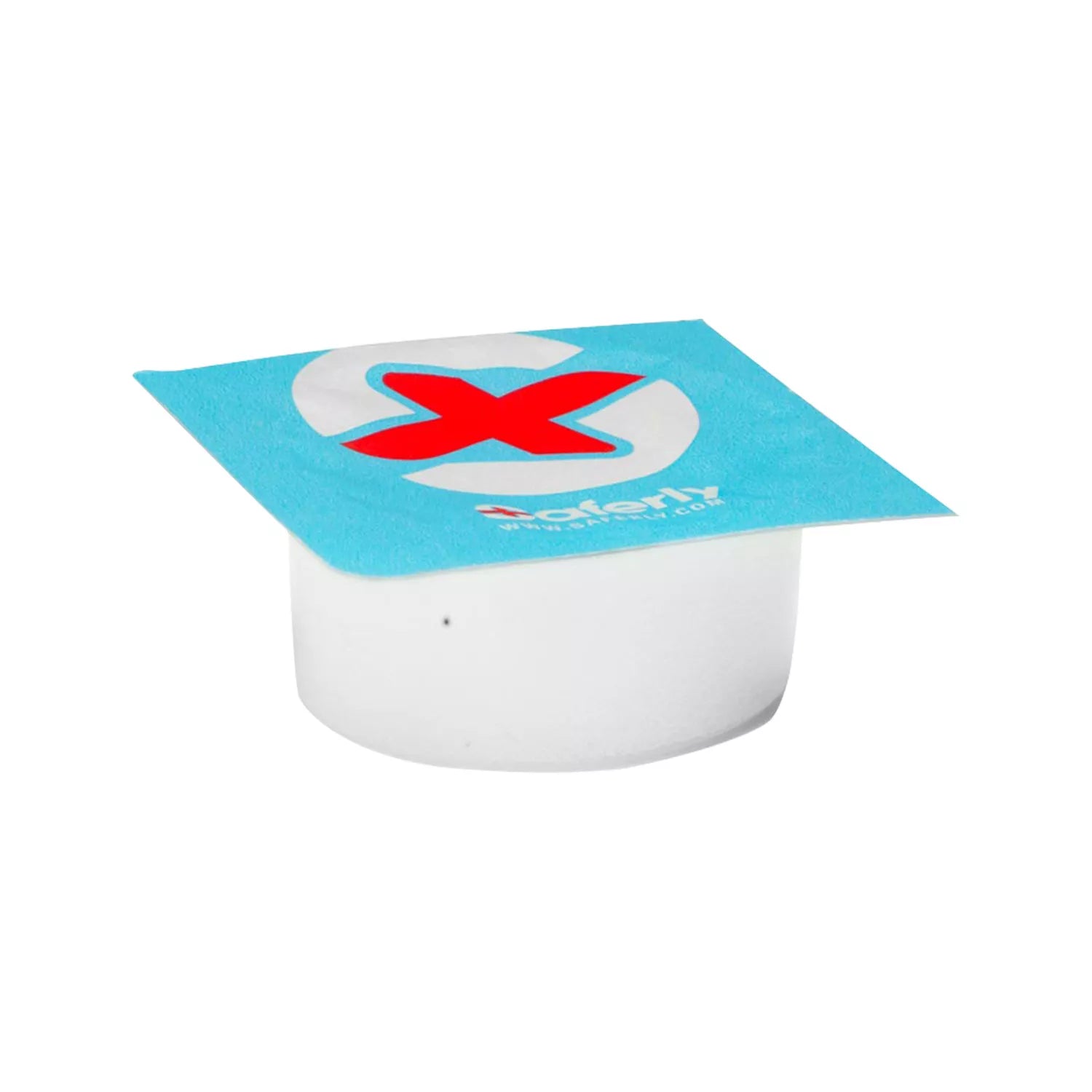 Foam rinse caps for tattoo ink precision use