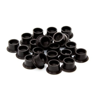 Silicone tattoo ink cup black, on a white background