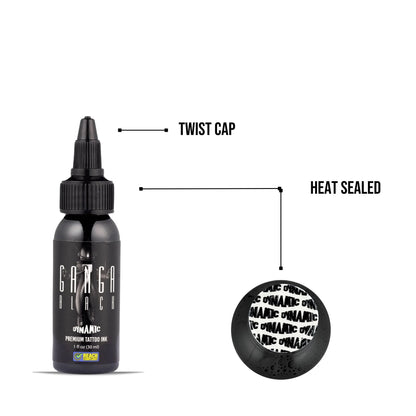 Dynamic Color black tattoo ink 30ml for professional artists