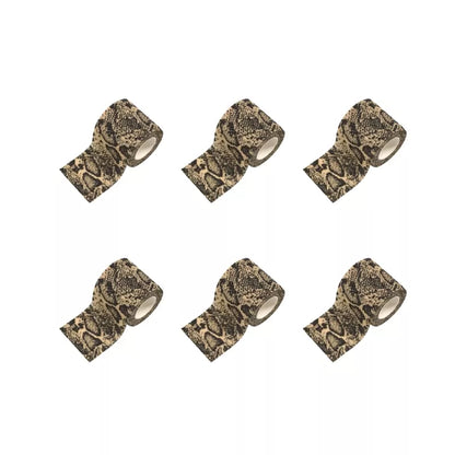 six snake pattern cohesive grip tapes for tattoo machines