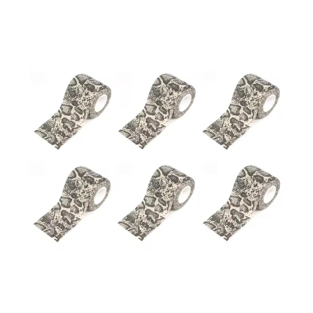 six snake pattern cohesive grip tapes for tattoo machines