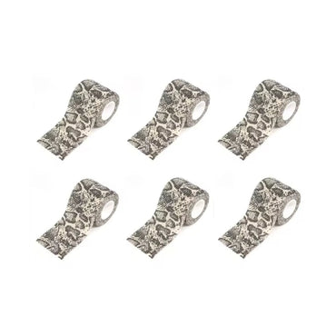 six snake pattern cohesive grip tapes for tattoo machines