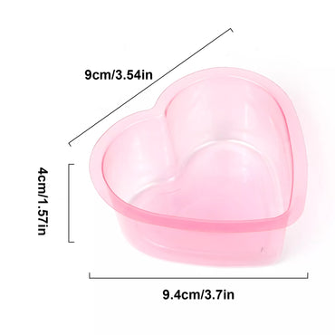 A Disposable tattoo rinse cup for professional studios shown on a white background with measurement lines and text indicating dimensions: 9 cm / 3.54 in across the top, 9.