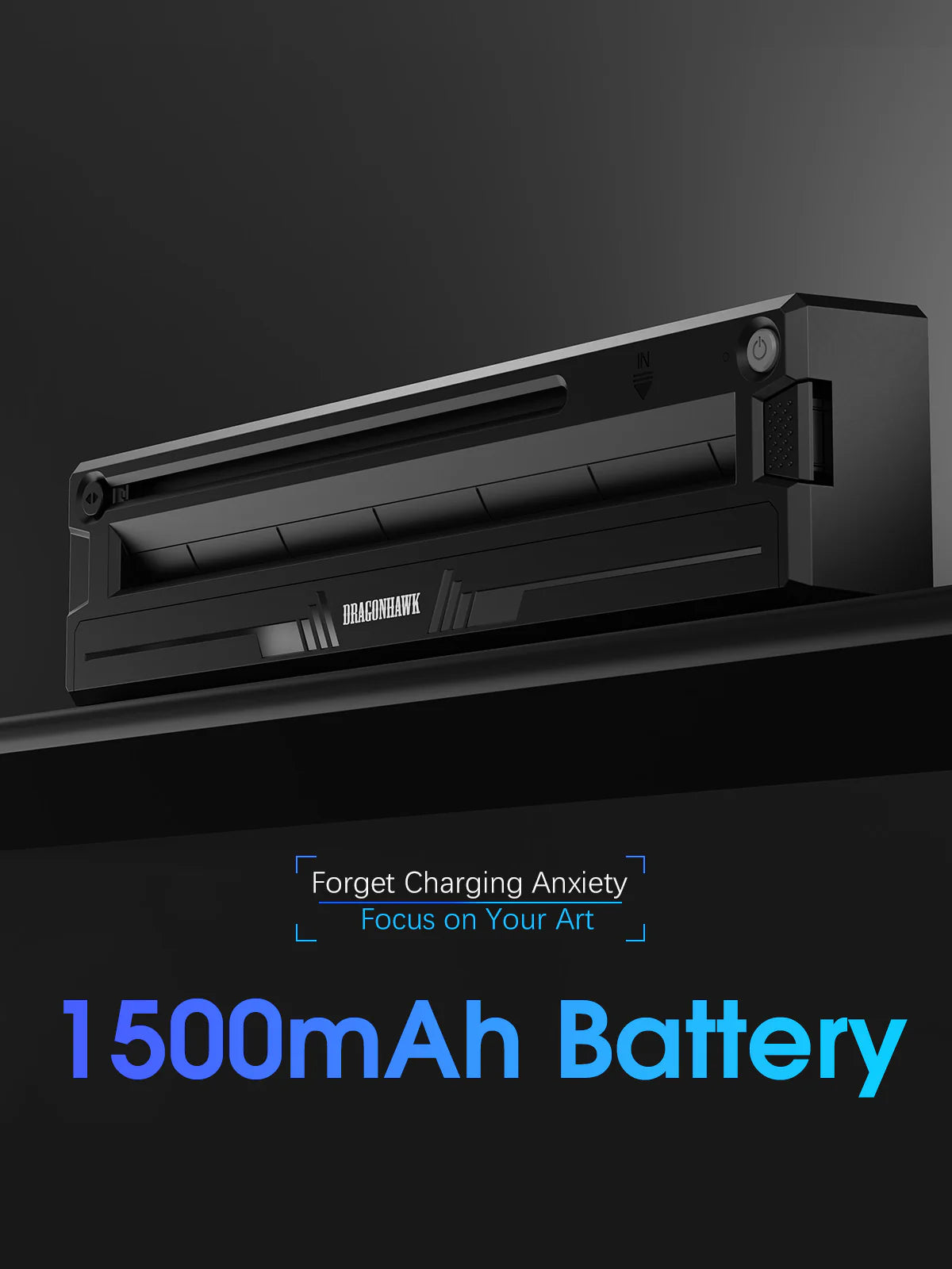 Professional wireless tattoo stencil printer with long battery 1500mah Battery