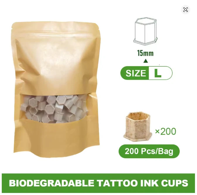 Biodegradable Tattoo Ink Cups