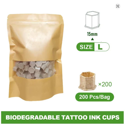 Biodegradable Tattoo Ink Cups