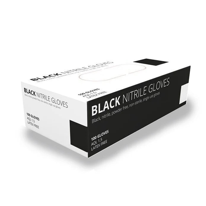 Black Nitrile Gloves for Tattoo artists