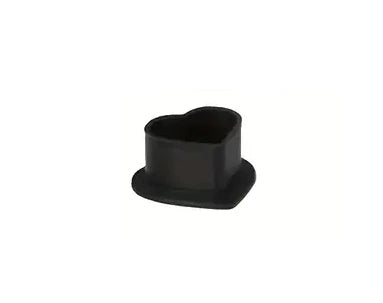 Black Heart-Shaped Silicone Ink Cups – Pack of 100