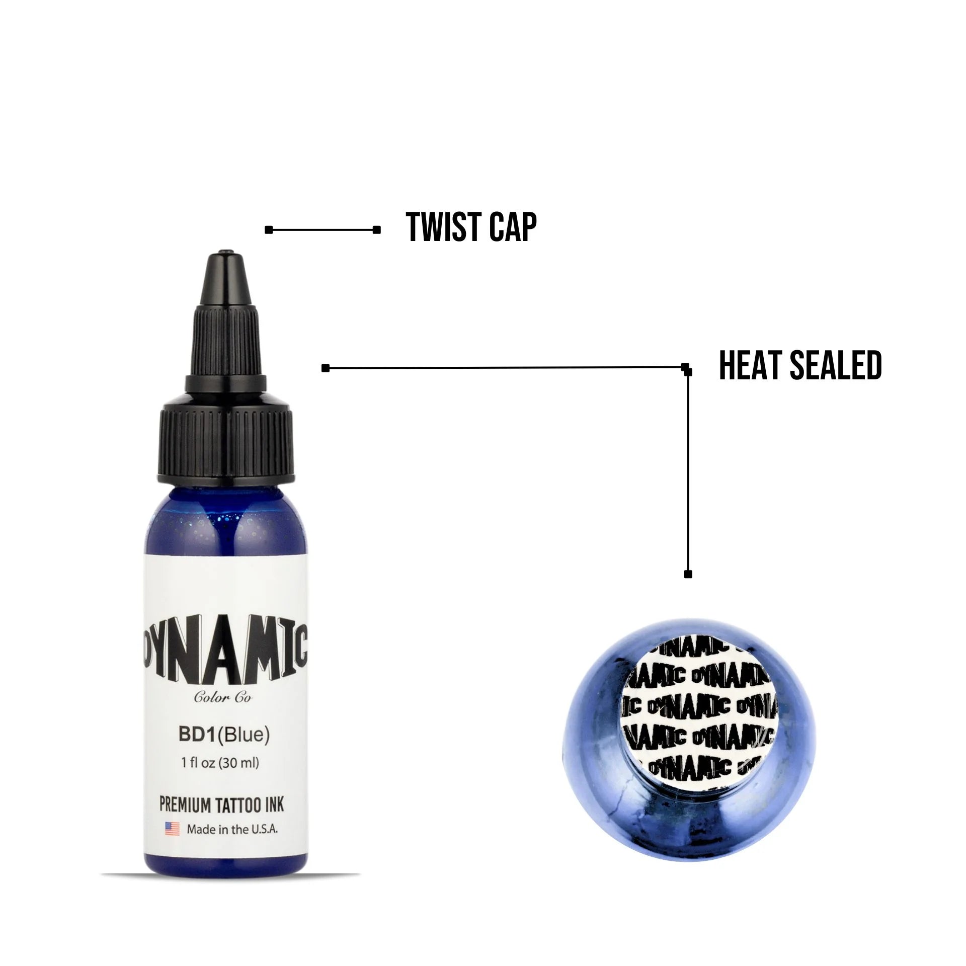 Dynamic Tattoo Ink Blue 1oz Bottle - Tattoo Boutique