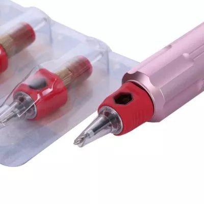 Tattoo practice cartridges with blue ink for paper