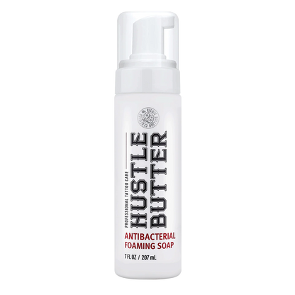 Hustle Butter Antibacterial foaming tattoo soap 207ml bottle
