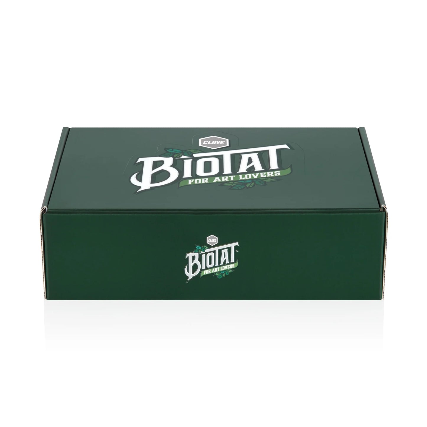 Green box with Biotat branding on a white background