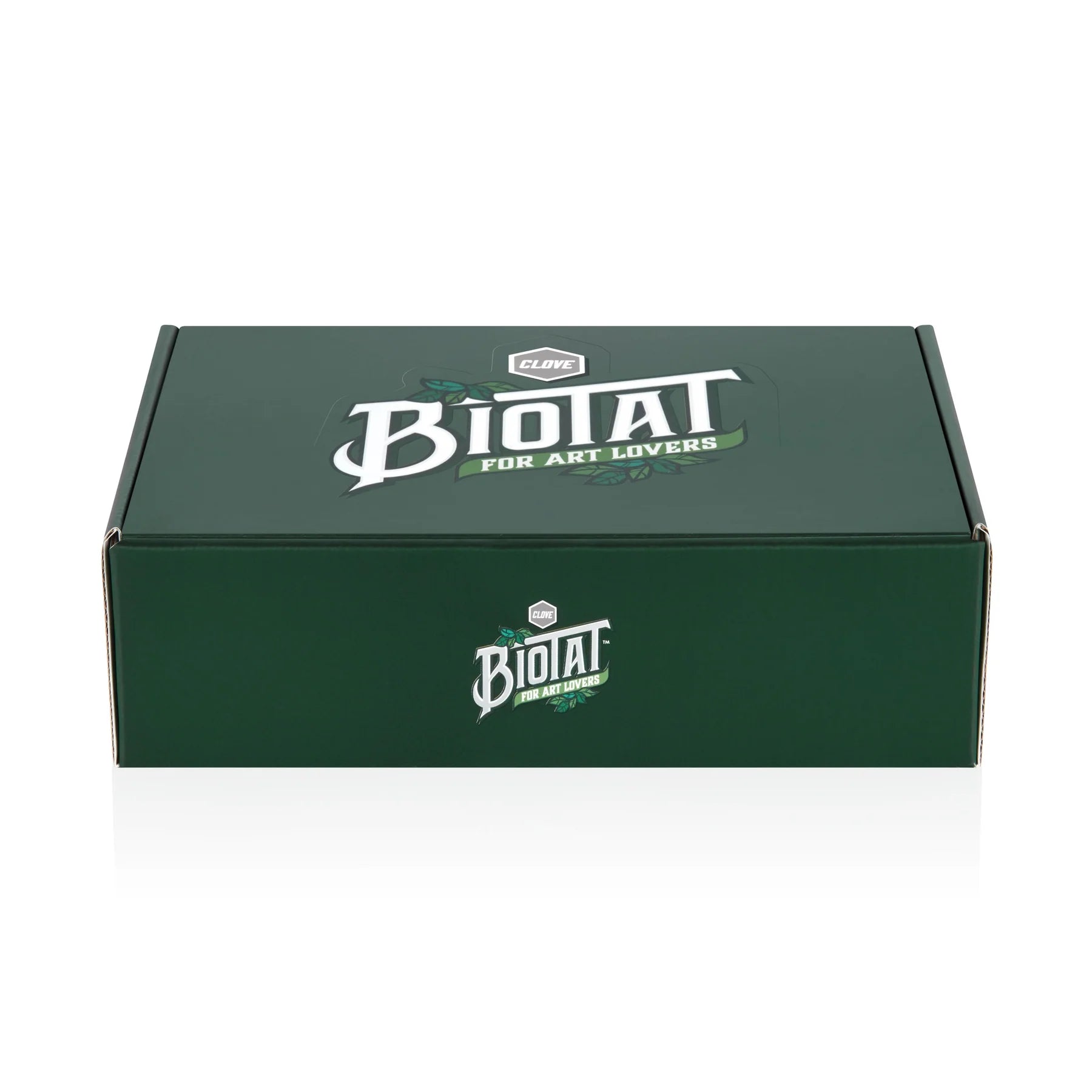 Green box with Biotat branding on a white background