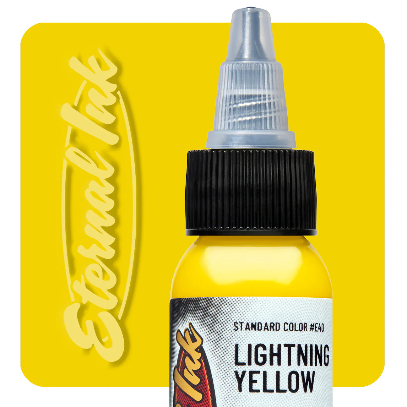 Eternal Ink Lightning YELLOW | 30ml (1oz) Bottle - Tattoo Boutique
