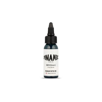 Dynamic Tattoo Ink Green 1oz Bottle - Tattoo Boutique