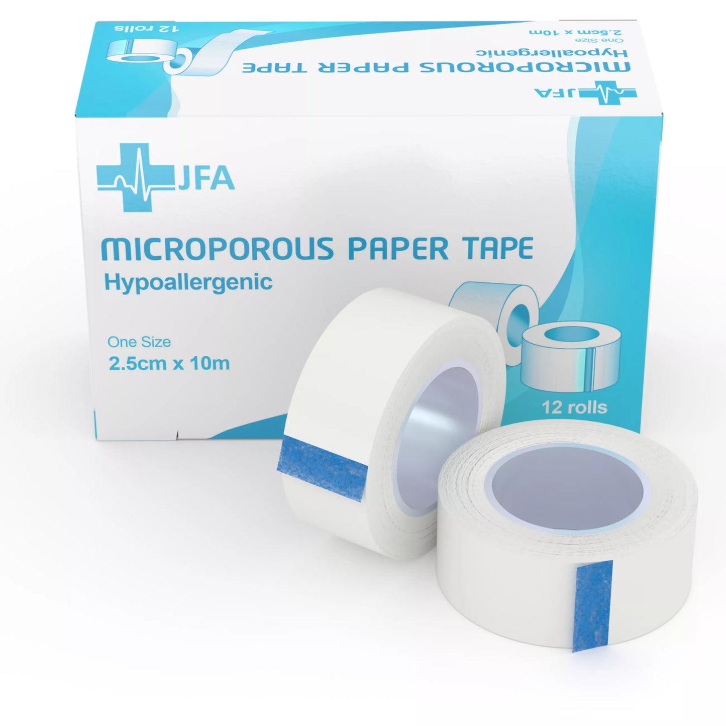 JFA Medical microporous surgical tape 2.5cm pack of 12