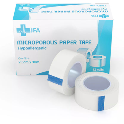 JFA Medical microporous surgical tape 2.5cm pack of 12