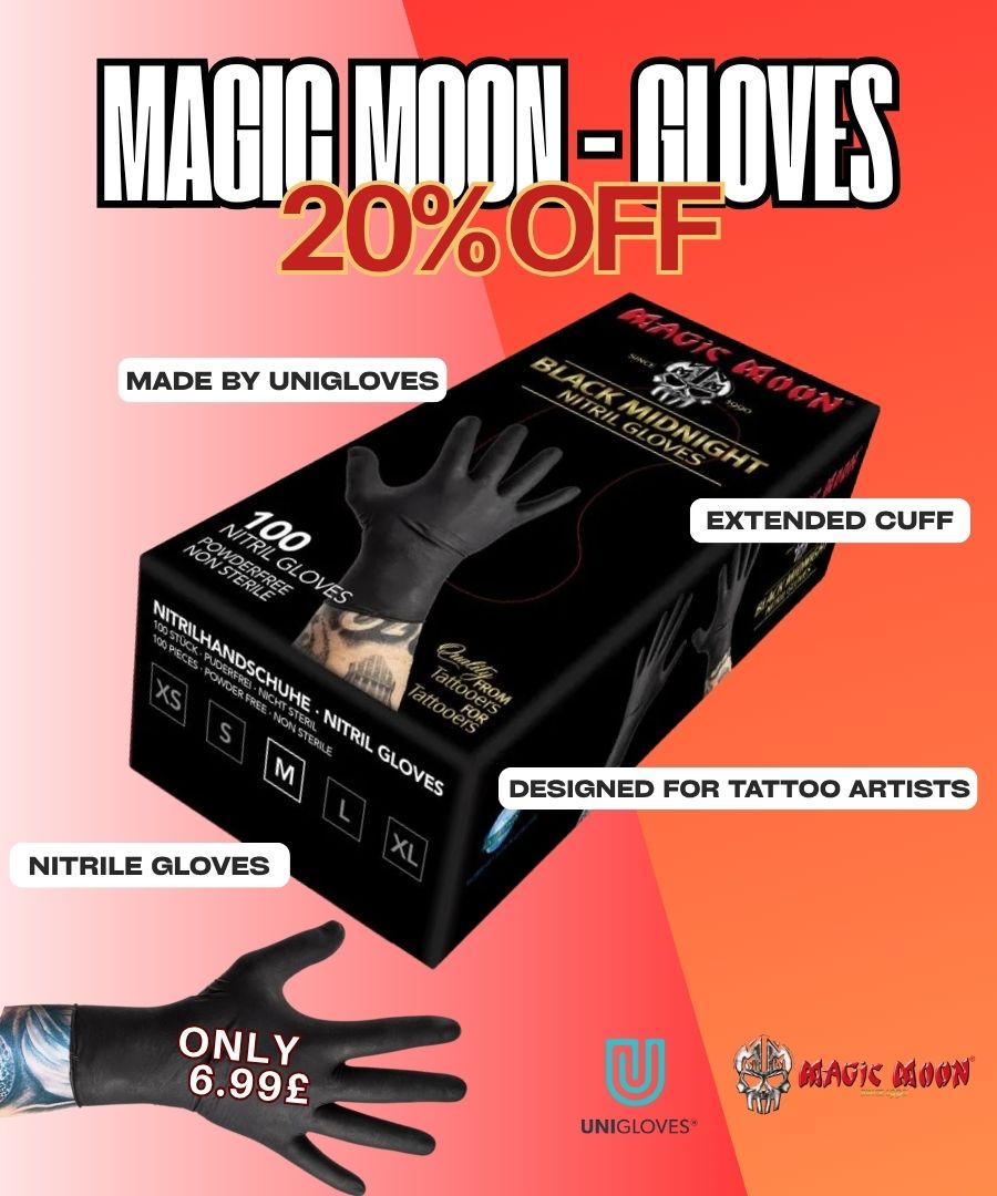 MAGIC MOON TATTOO ARTISTS GLOVES