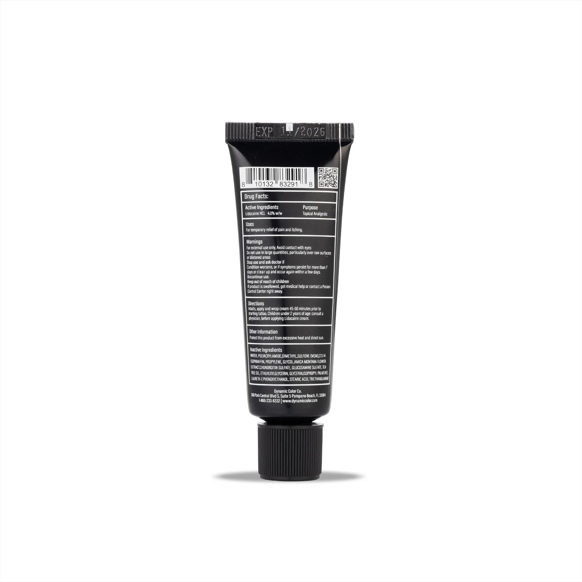 Dynamic tattoo numbing cream 20g tube