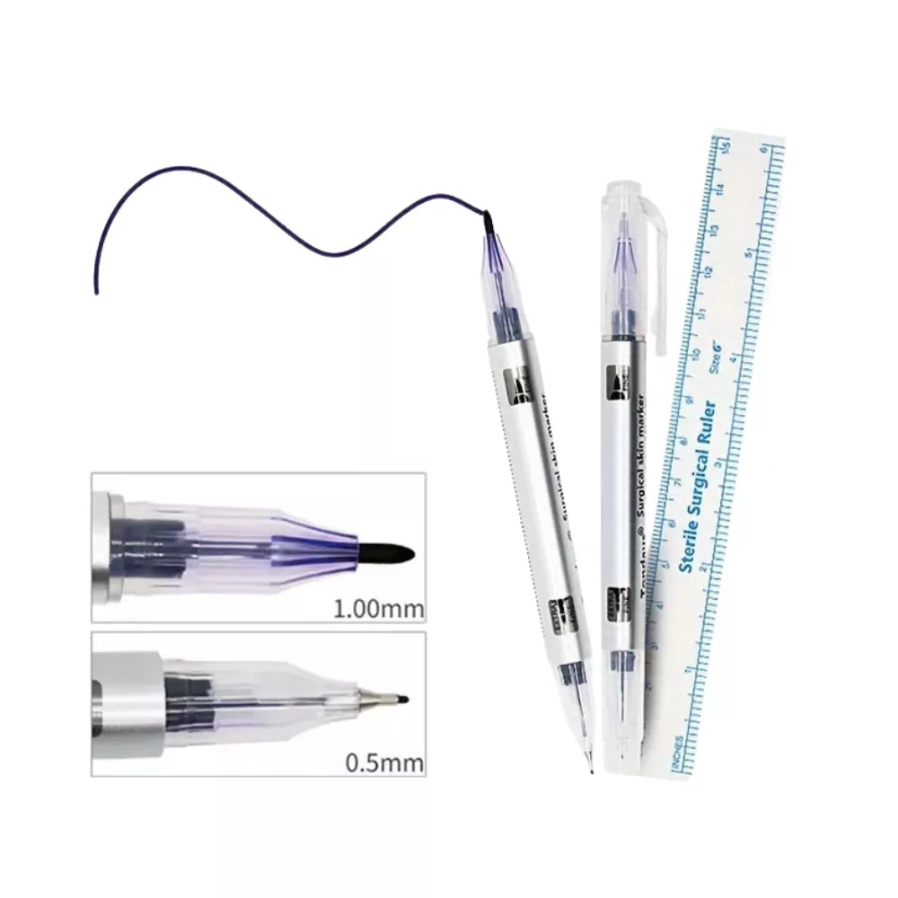 Skin marker pen for tattoos. Tattoo Pen for freehand designs