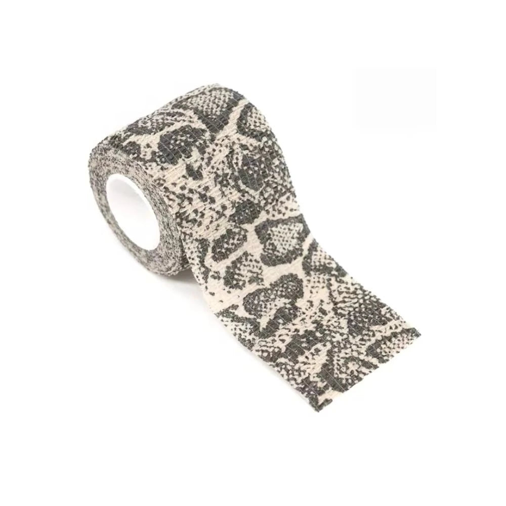 Snake skin pattern cohesive tattoo grip wrap