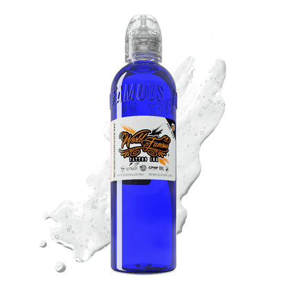 Tattoo ink color enhancer, 120ml bottle in white background